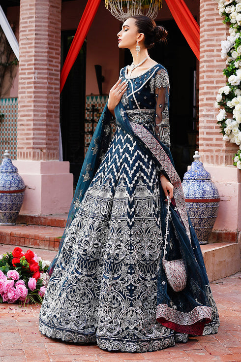 Maryams Embroidered Organza 3 Piece Suit N 205