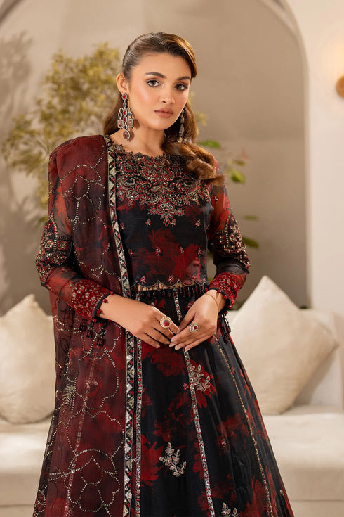 Alizeh Embroidered Printed Chiffon Suit AF-CH-2191-Talia