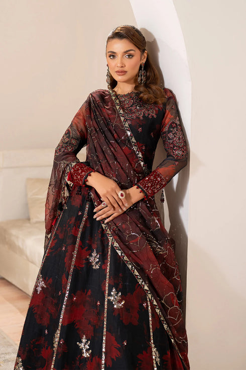 Alizeh Embroidered Printed Chiffon Suit AF-CH-2191-Talia