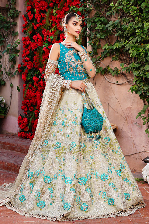 Maryams Embroidered Organza 3 Piece Suit N 207