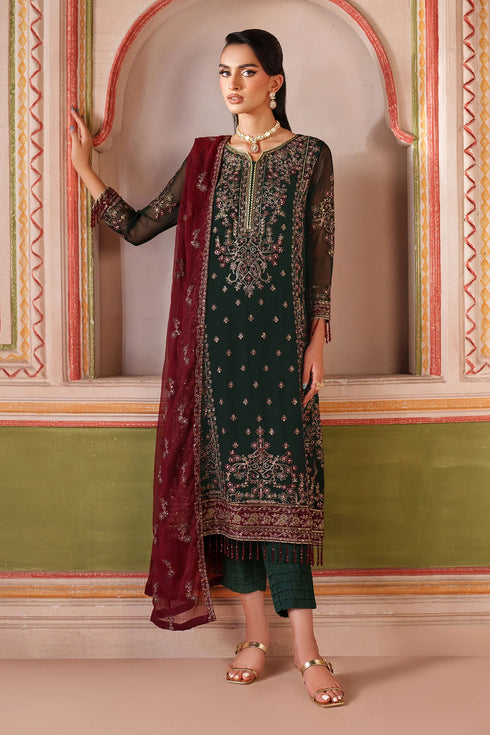 Zarif Chiffon Suit MUF-07 MINSHA