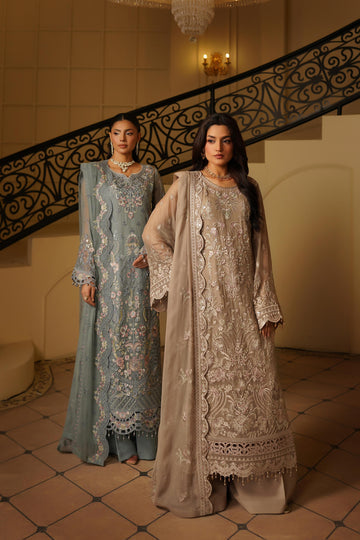 Maryams Embroidered Organza Suit MANAL-ARZ-9004