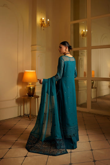 Maryams Embroidered Organza Suit NAZ-ARZ-9001