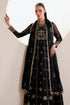 Alizeh Embroidered Chifffon Suit AF-HM-4030-Noir
