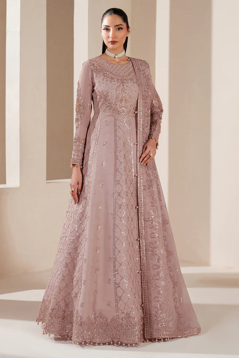 Alizeh Embroidered Chifffon Suit AF-HM-4031-Saffron