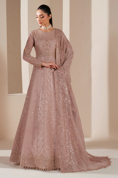 Alizeh Embroidered Chifffon Suit AF-HM-4031-Saffron
