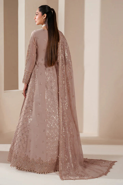 Alizeh Embroidered Chifffon Suit AF-HM-4031-Saffron
