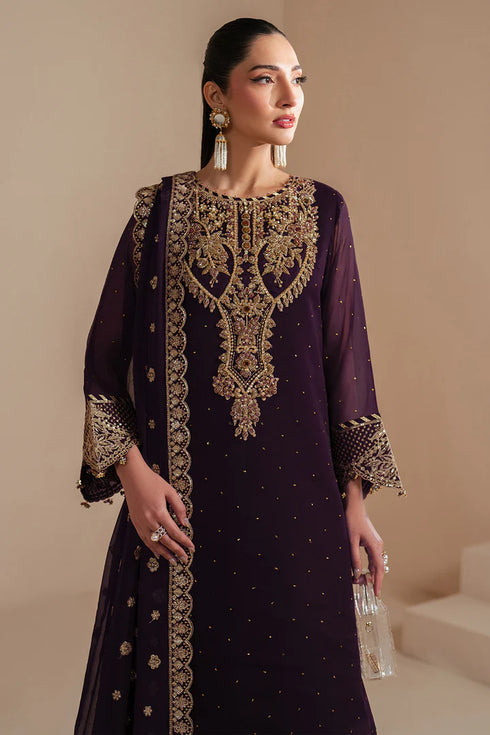 Alizeh Embroidered Chifffon Suit AF-HM-4038-Sirus