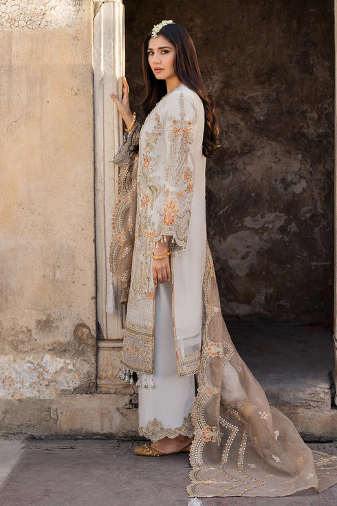 Imrozia Embroidered Organza Suit I-224