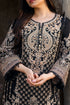 Imrozia Embroidered Net Suit I-222