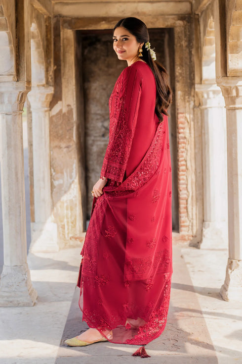 Imrozia Embroidered Net Suit I-219