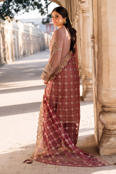 Imrozia Embroidered Organza Suit I-220