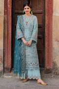 Imrozia Embroidered Organza Suit I-225