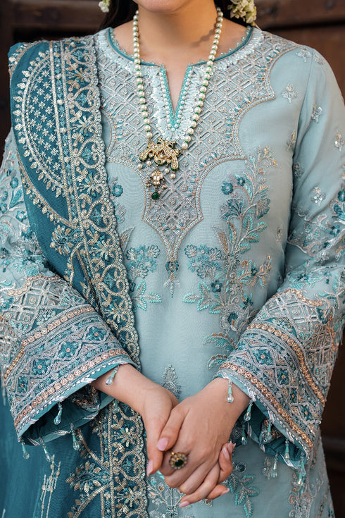 Imrozia Embroidered Organza Suit I-225