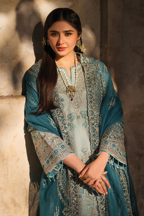 Imrozia Embroidered Organza Suit I-225