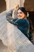 Imrozia Embroidered Organza Suit I-223