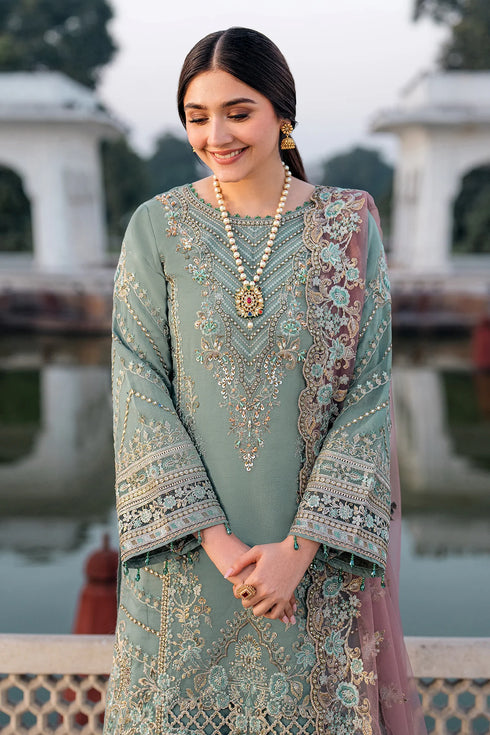 Imrozia Embroidered Organza Suit I-221
