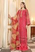 Maryams Embroidered Organza 3 Piece Suit L-605