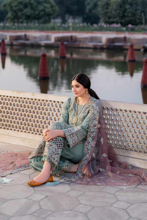 Imrozia Embroidered Organza Suit I-221