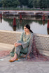 Imrozia Embroidered Organza Suit I-221