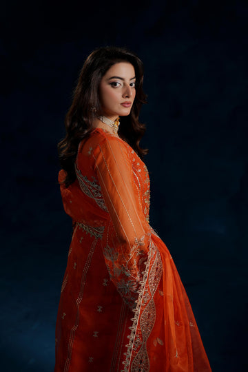 Maryams Embroidered Organza Suit AYSHARA – TBR-0017