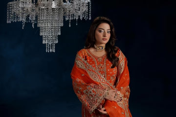 Maryams Embroidered Organza Suit AYSHARA – TBR-0017