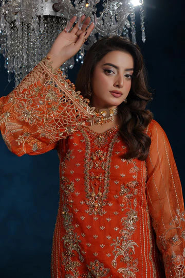 Maryams Embroidered Organza Suit AYSHARA – TBR-0017