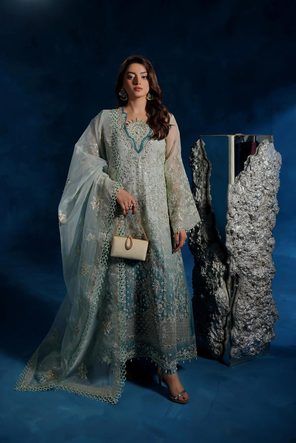 Maryams Embroidered Organza Suit FEHREEN – TBR-8013