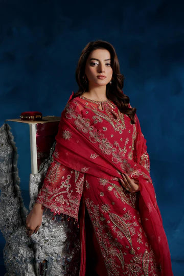 Maryams Embroidered Organza Suit RAMEESHA – TBR-8019