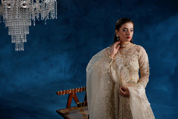 Maryams Embroidered Organza Suit NAZMAIRA – TBR-8015
