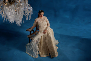 Maryams Embroidered Organza Suit NAZMAIRA – TBR-8015