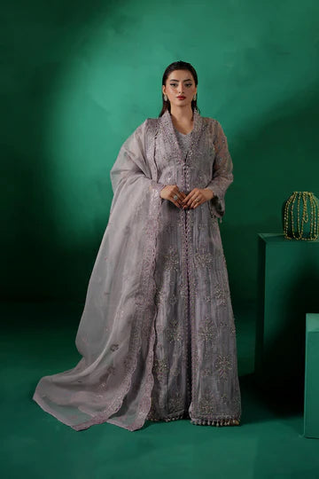 Maryams Embroidered Organza Suit MAHLEEN – TBR-8018