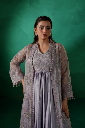 Maryams Embroidered Organza Suit MAHLEEN – TBR-8018