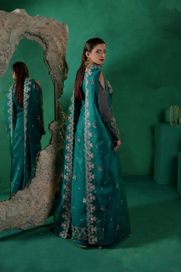 Maryams Embroidered Organza Suit AYLANA – TBR-8016