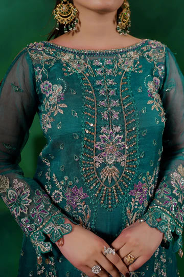 Maryams Embroidered Organza Suit AYLANA – TBR-8016