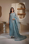 Maryams Embroidered Organza Suit M-1405