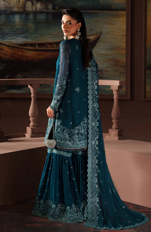 Zarif Embroidered Chiffon Suit ZRF-PRC-03 KATE