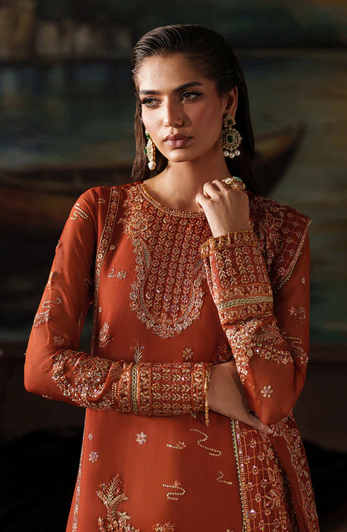 Zarif Embroidered Chiffon Suit ZRF-PRC-07 ELEONORE