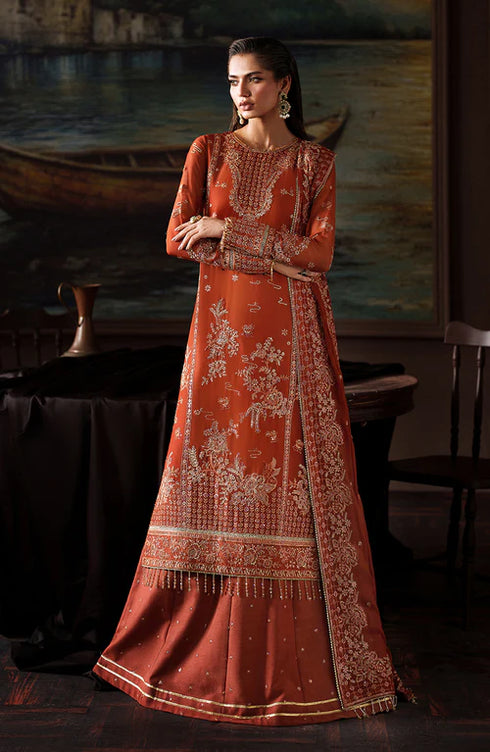 Zarif Embroidered Chiffon Suit ZRF-PRC-07 ELEONORE