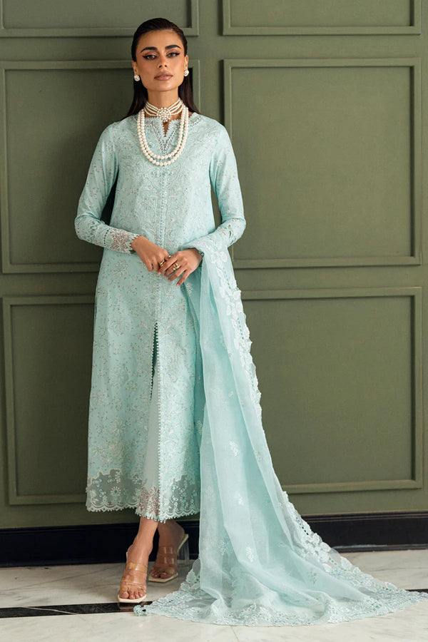 Qalamkar Embroidered Chikankari Suit CS-06