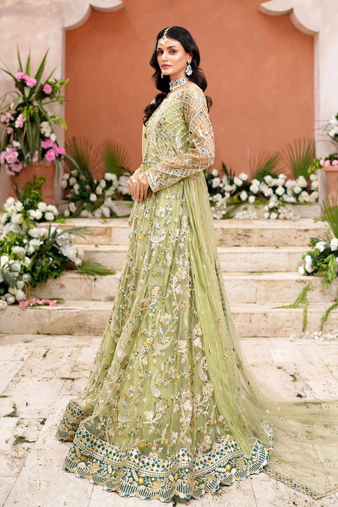Maryams Embroidered Net 3 Piece Suit M 4001