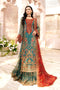 Maryams Embroidered chiffon 3 Piece Suit M 4003