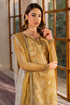 Zarif Embroidered Net Suit MARIGOLD