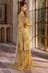 Zarif Embroidered Net Suit MARIGOLD