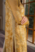 Zarif Embroidered Net Suit MARIGOLD