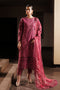 Afrozeh Chikankari Lawn suit Cordovan