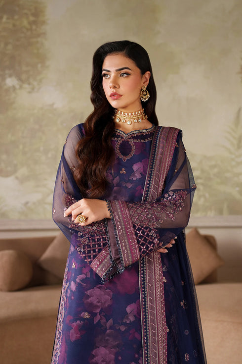 Zarif Embroidered Net Suit ZRF-ZPE-03 ASRA