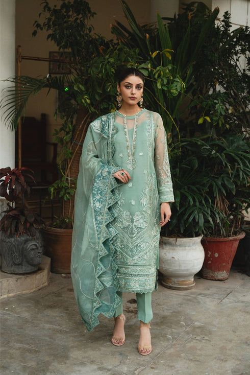 Gisele Embroidered Organza 3 piece suit SEHAR