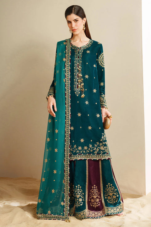 jazmin Embroidered Velvet Formal VVF D-8
