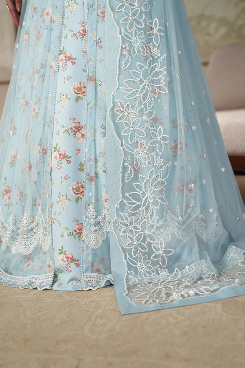 Zarif Embroidered Net Suit ZRF-ZPE-02 AROOSH